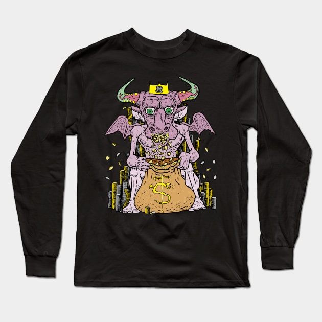 Zagan the Demon Long Sleeve T-Shirt by Morgue Window Merch